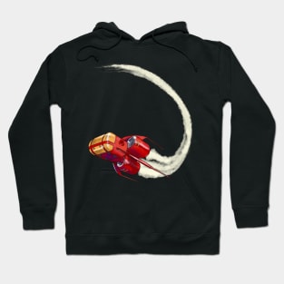 Wayland Retro Spaceship Hoodie